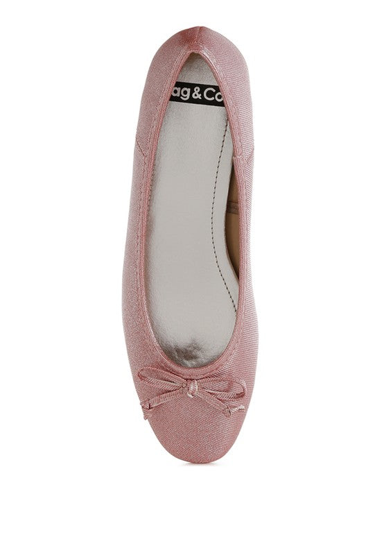 Agshin Metallic Ballet Flats - Tigbul's Variety Fashion Shop