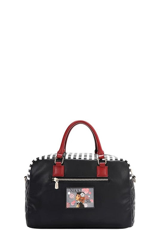 Nicole Lee USA Eco-Leather Boston Bag - Tigbul's Variety Fashion Shop