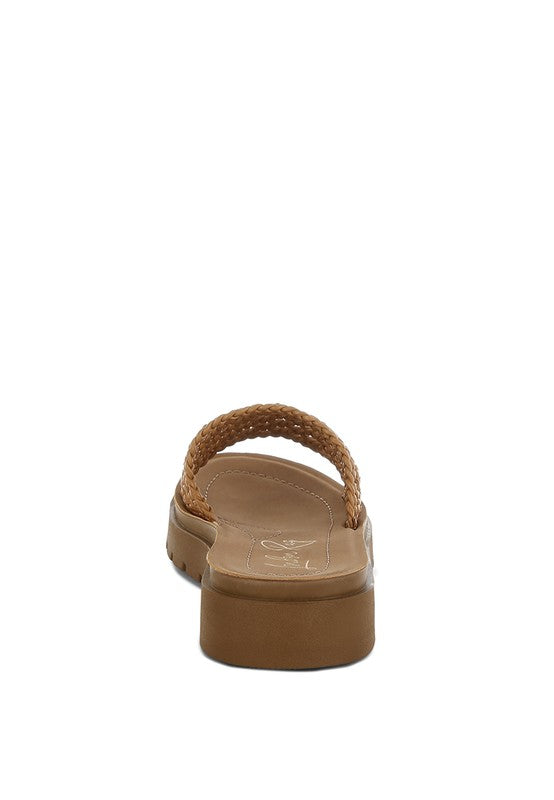 Sayura Woven Slip-On Flatforms - Tigbul's Variety Fashion Shop