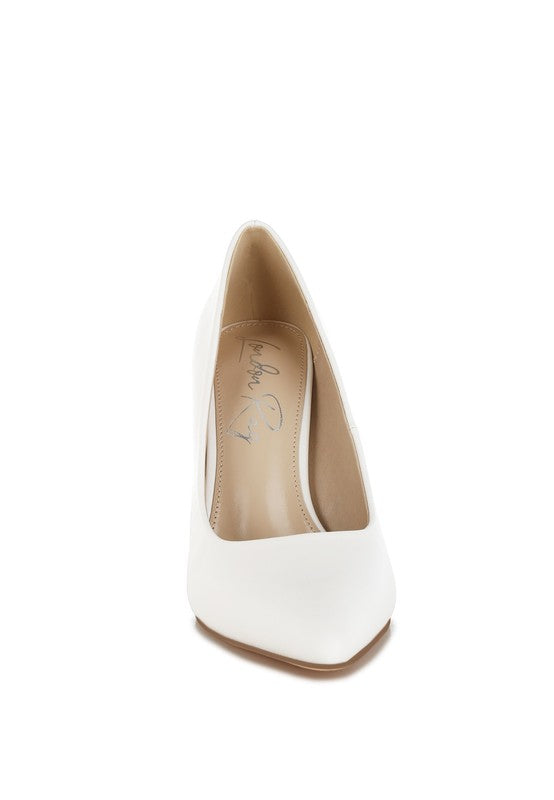 Shacarri Faux Leather Pumps - Tigbul's Variety Fashion Shop