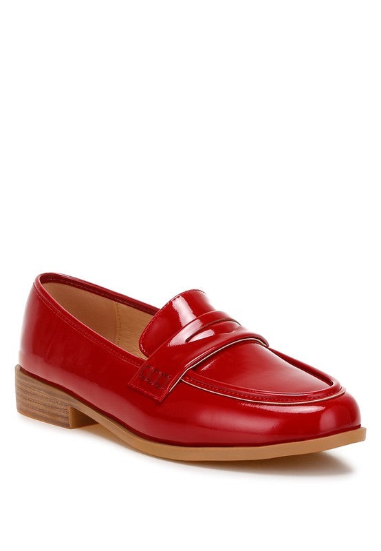 Mogul Penny Strap Detail Loafers - Tigbul's Variety Fashion Shop