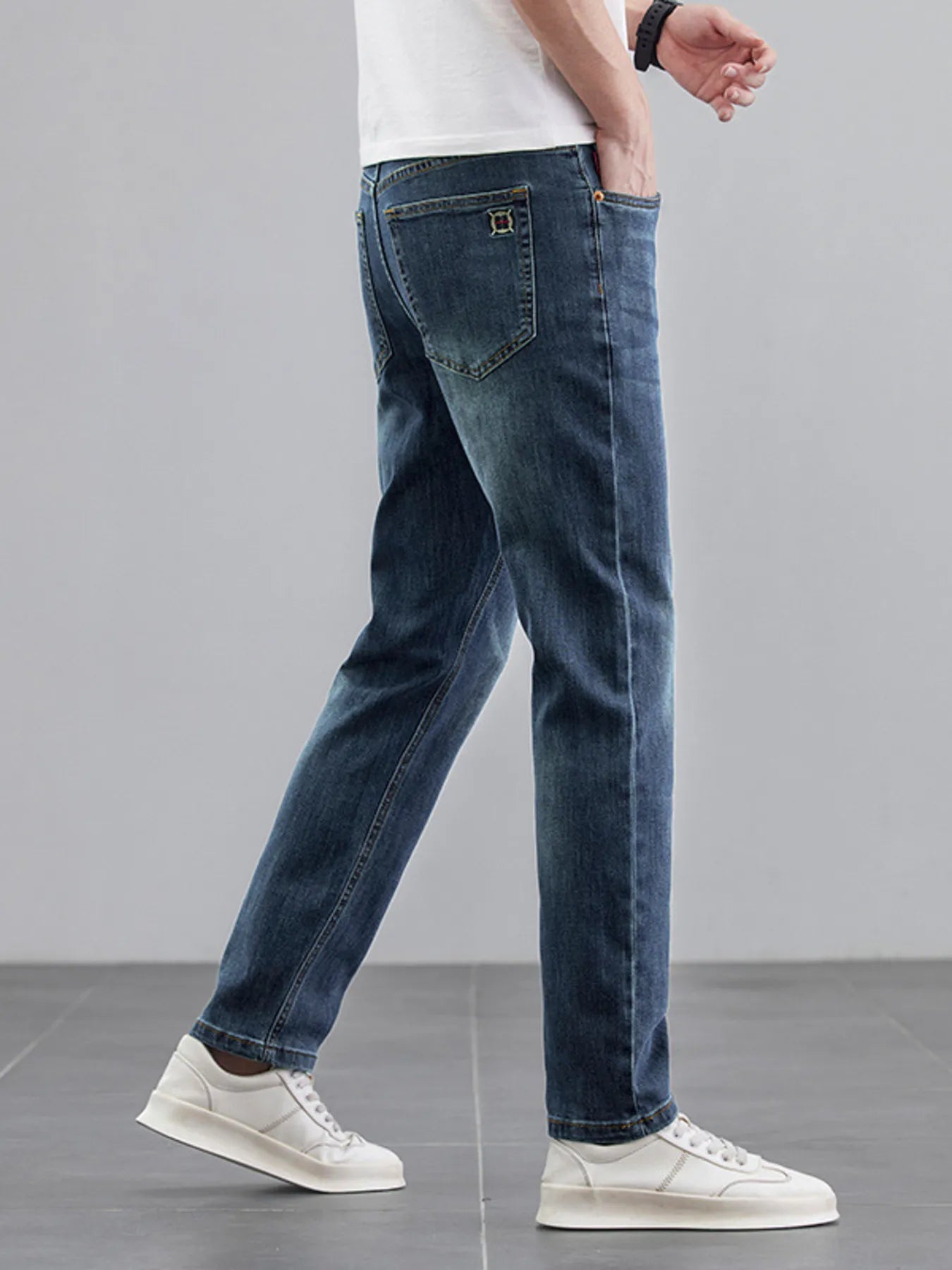 Men's Straight Leg Wash Jeans - Tigbul's Variety Fashion Shop