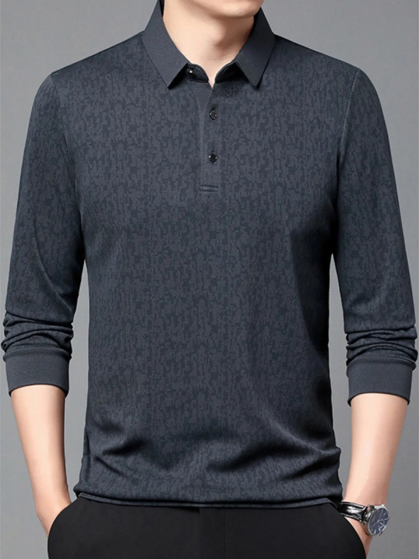 Men's Plus Size Button Detail Short Sleeve Polo - Tigbul's Variety Fashion Shop