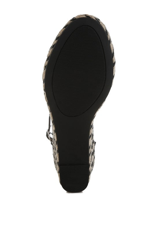 Sorcruz Wedge Heel Espadrilles Sandals - Tigbul's Variety Fashion Shop