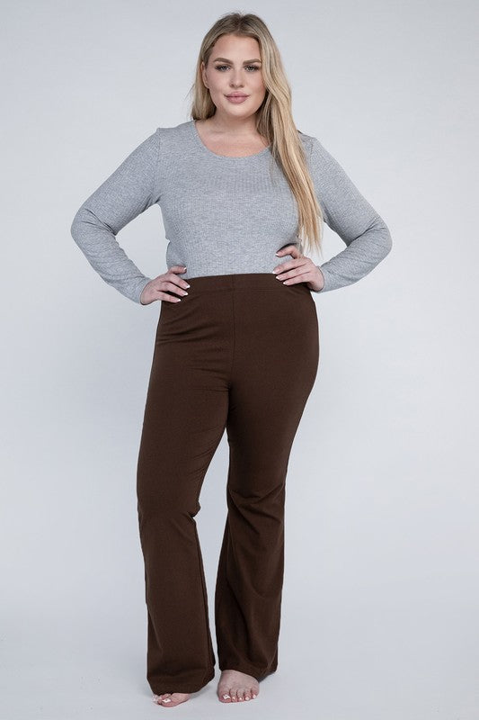 Plus Everyday Flare Bottoms - Tigbul's Variety Fashion Shop