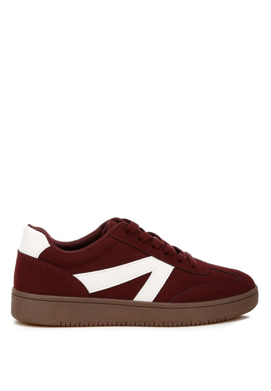Zoomer Contrasting Patchwork Chunky Sneakers - Tigbul's Variety Fashion Shop