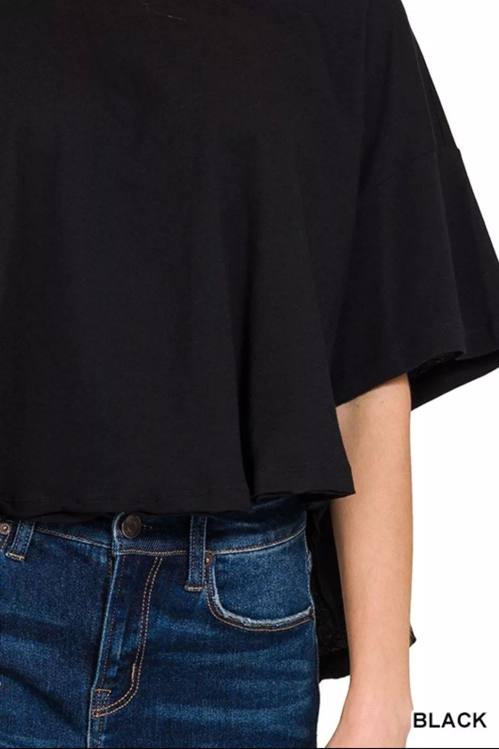 Zenana Cotton Round Neck Short Sleeve T-Shirt - Tigbul's Variety Fashion Shop