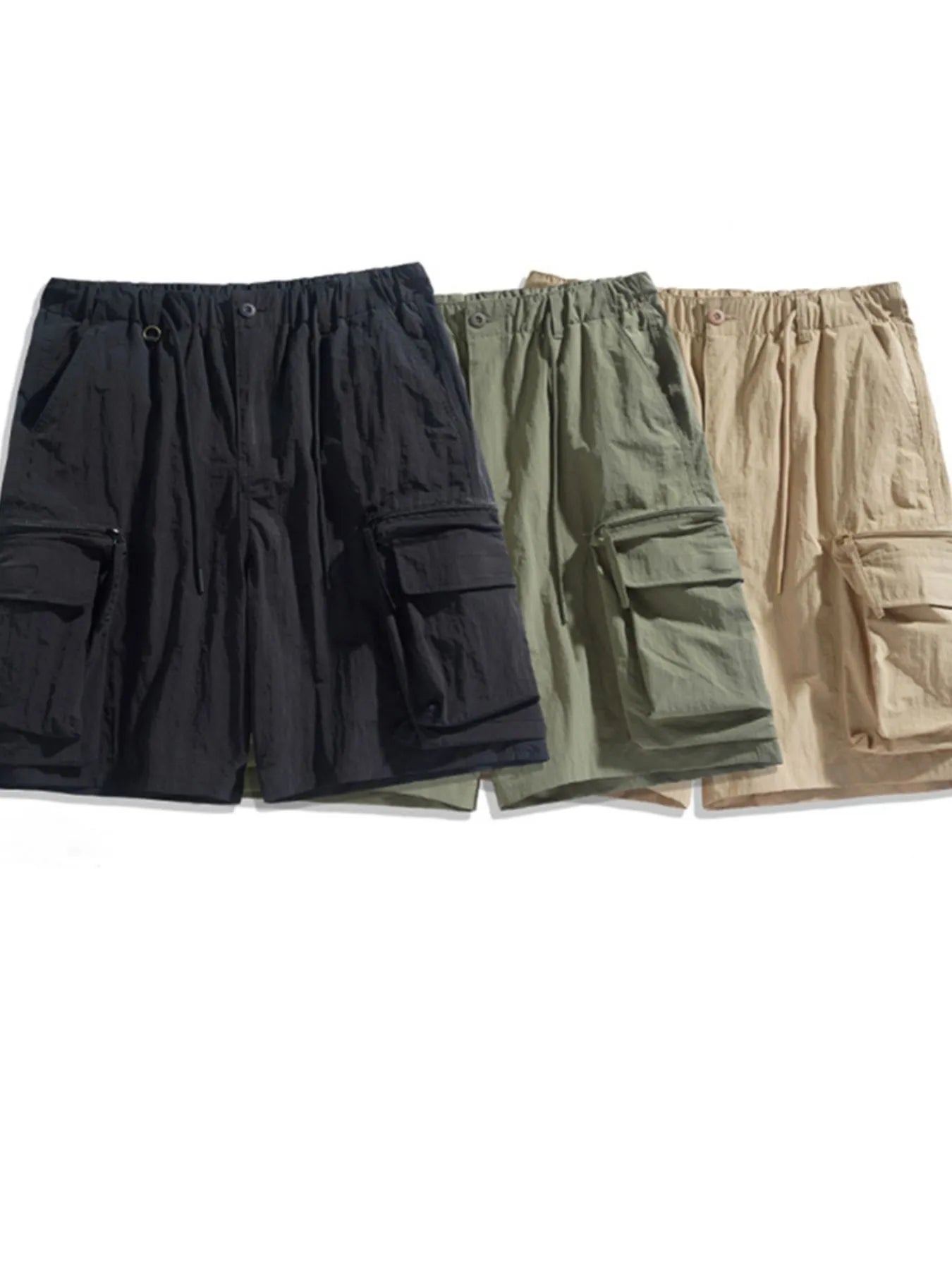 Men's Elastic Waist Cargo Short - Tigbul's Variety Fashion Shop