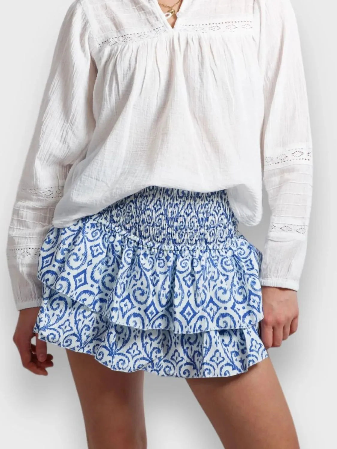 Layered Mini Skirt - Tigbul's Variety Fashion Shop