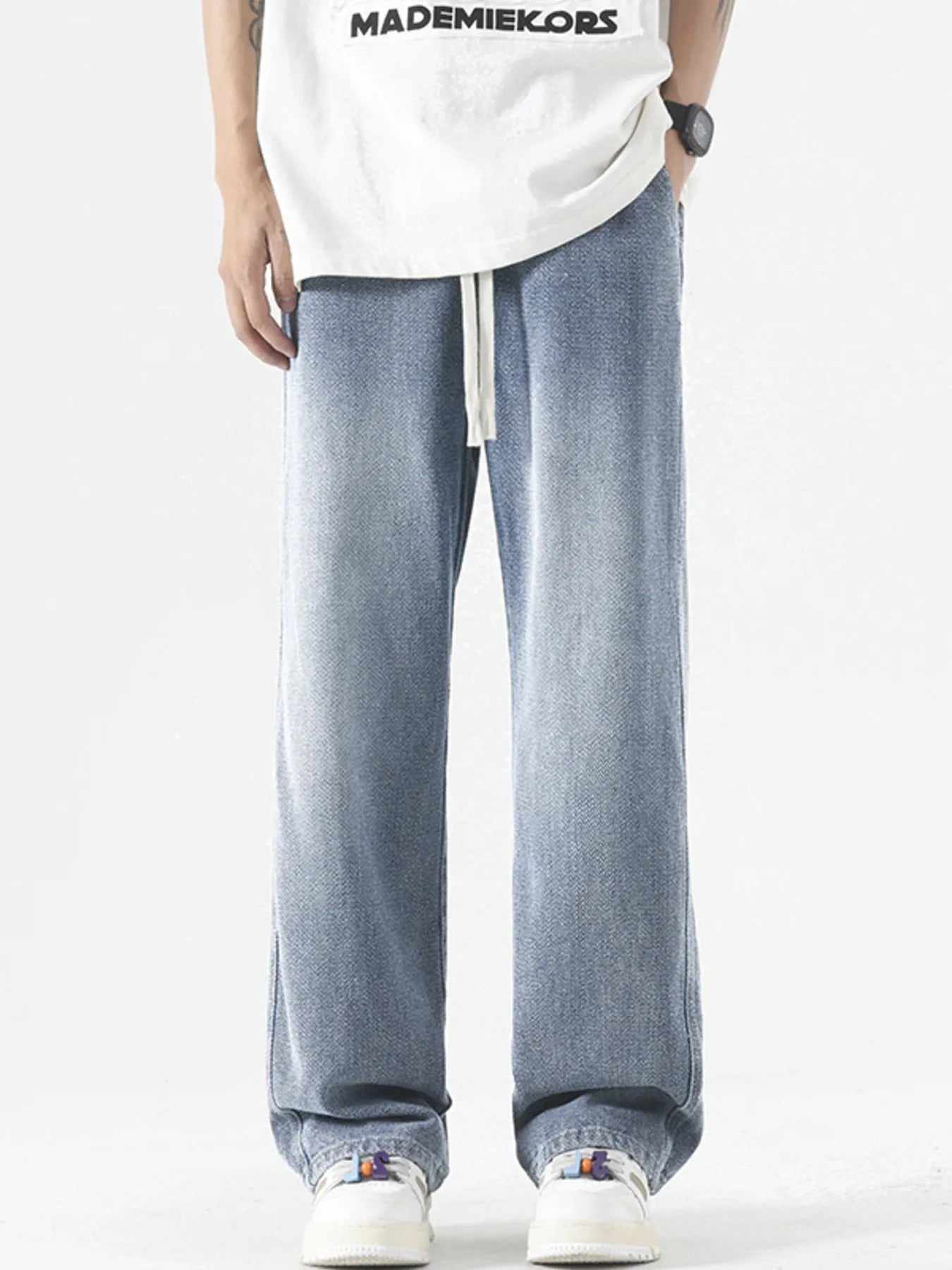 Men's Full Size Wide Leg Jeans Plus Size - Tigbul's Variety Fashion Shop