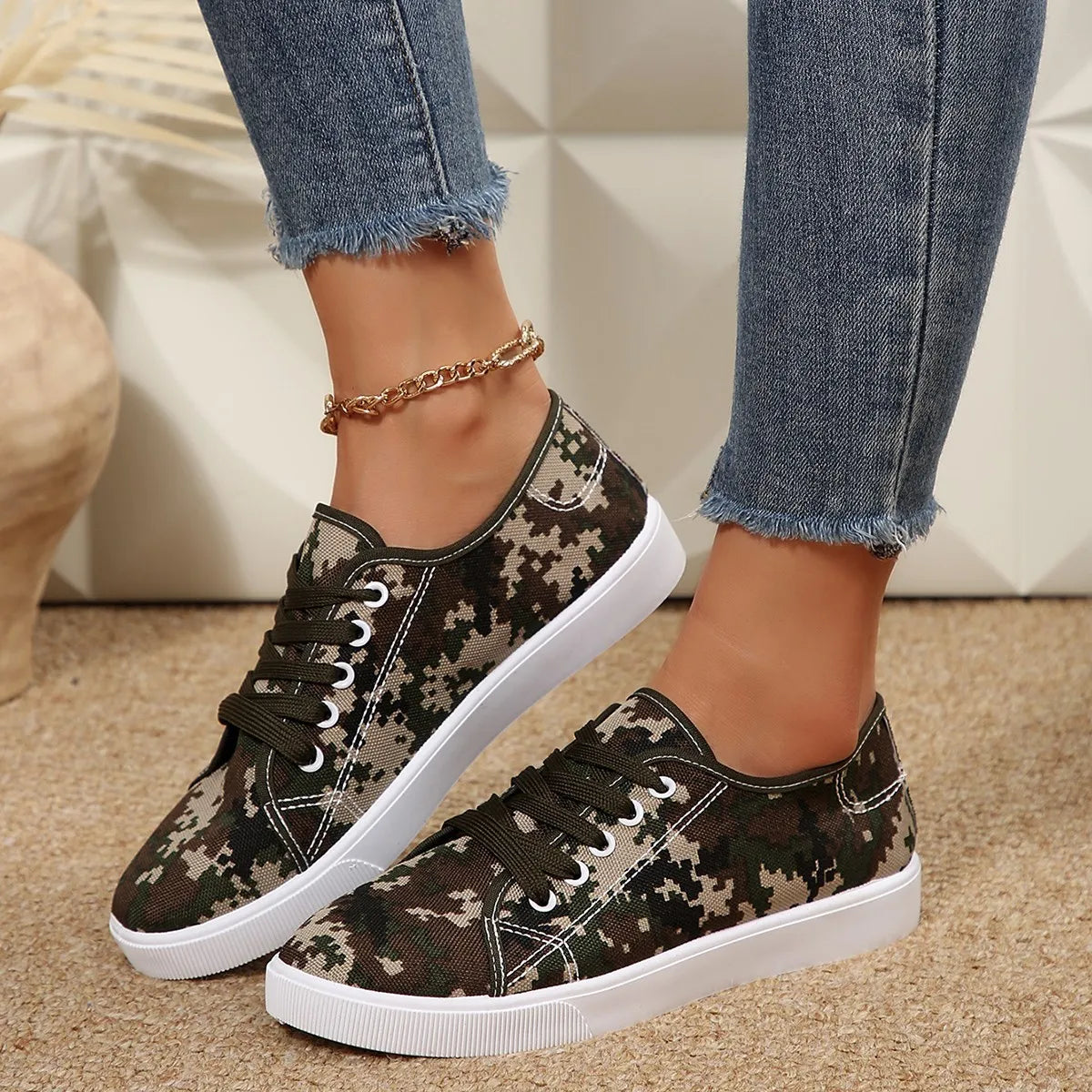 Round Toe Platform Sneakers - Tigbul's Variety Fashion Shop