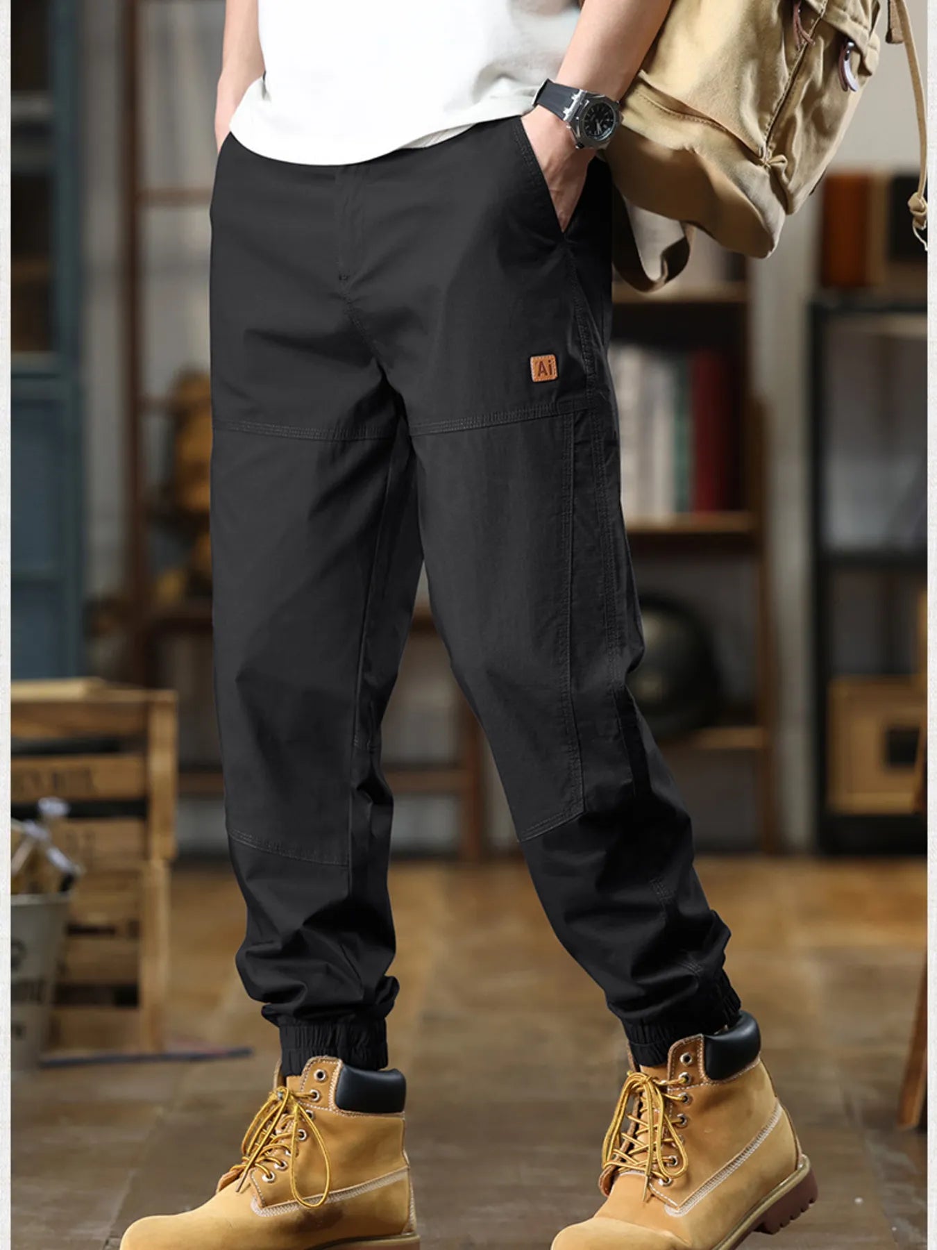 Men's Full Size Wide Leg Pants Plus Size - Tigbul's Variety Fashion Shop