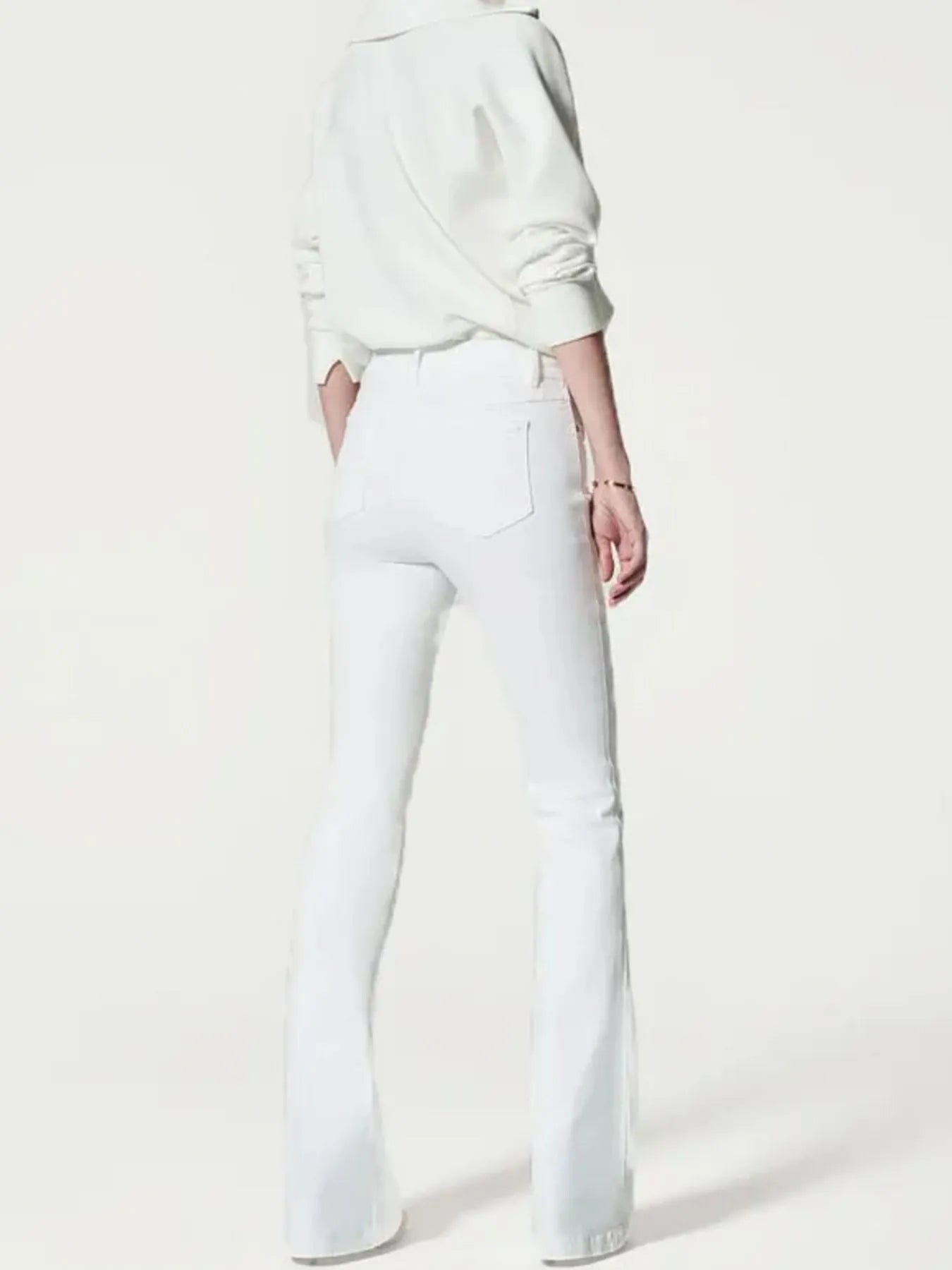 Full Size High-Waisted Flare Jeans Plus Size - Tigbul's Variety Fashion Shop