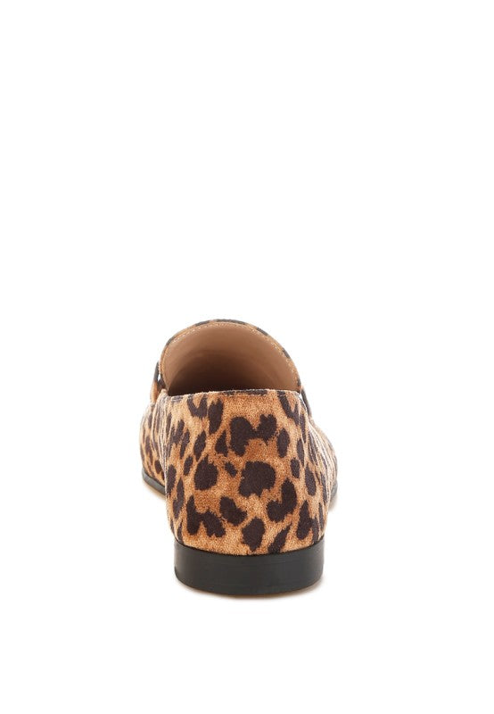 Noltas Horsebit Embellished Flat Loafers - Tigbul's Variety Fashion Shop