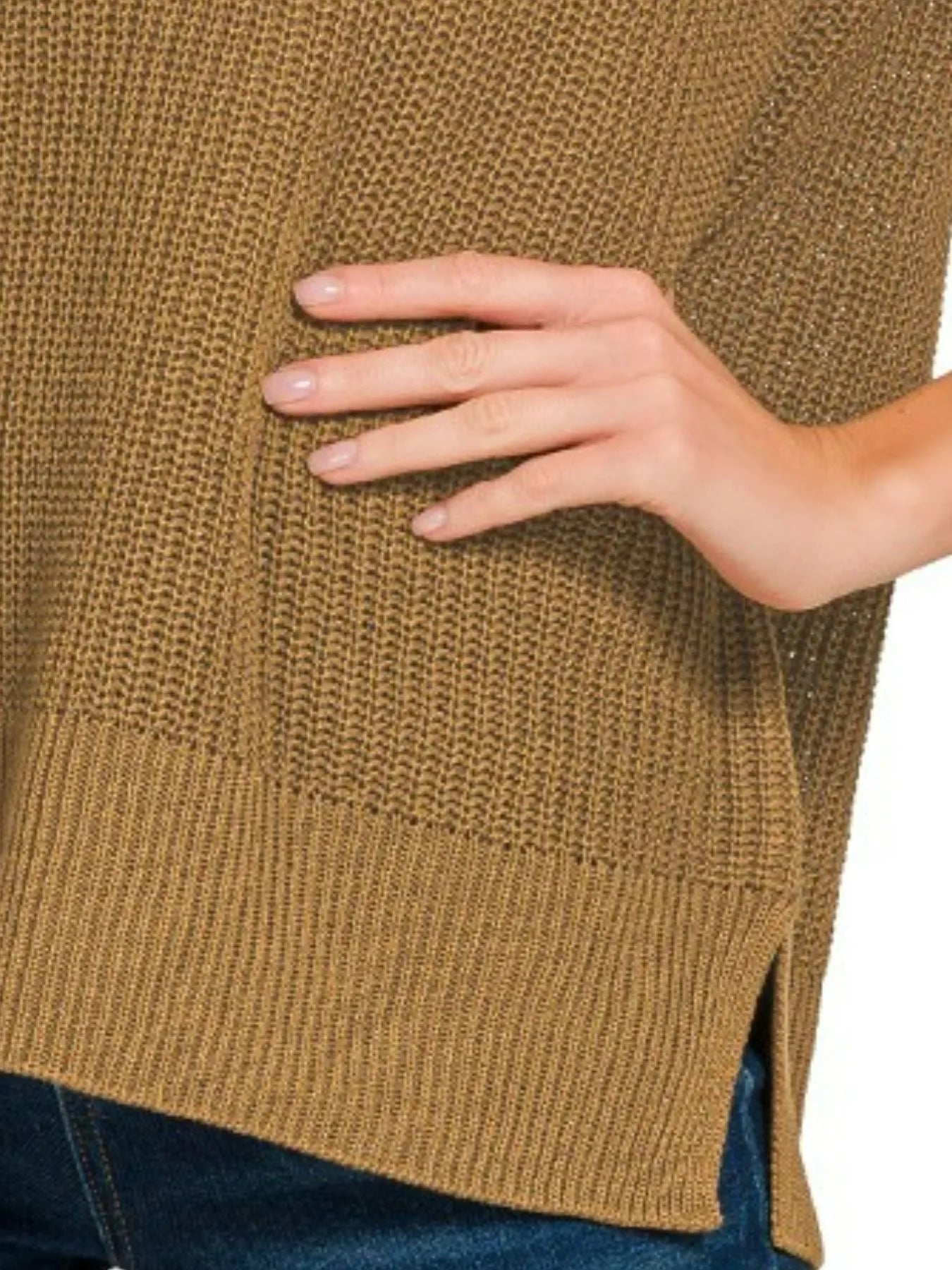 Zenana Oversized Crew Neck Sweater - Tigbul's Variety Fashion Shop