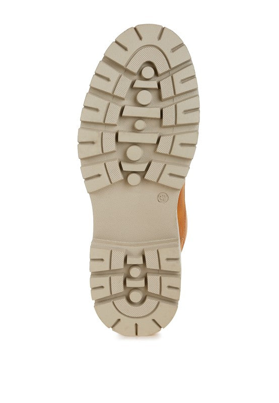 Boskoff Lace-Up Chunky Warm Ankle Boots - Tigbul's Variety Fashion Shop