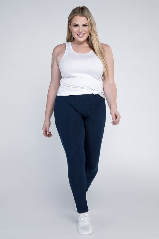 Plus Everyday Leggings with Pockets - Tigbul's Variety Fashion Shop