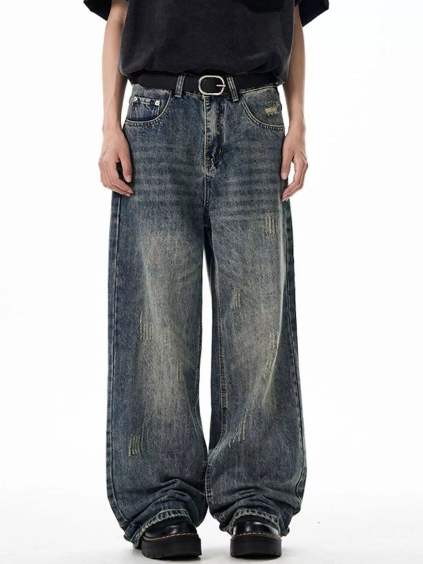 Men's Wide Leg Jeans - Tigbul's Variety Fashion Shop