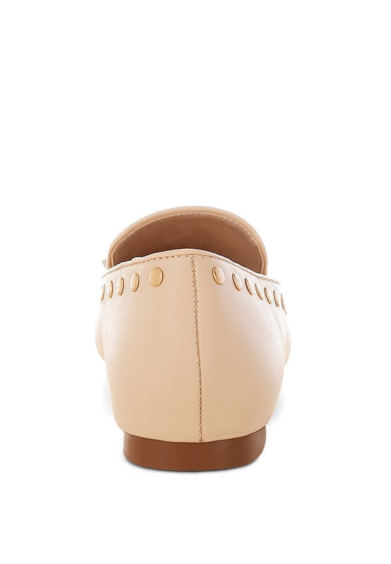 Philoha Studs & Tassels Detail Flat Loafers - Tigbul's Variety Fashion Shop
