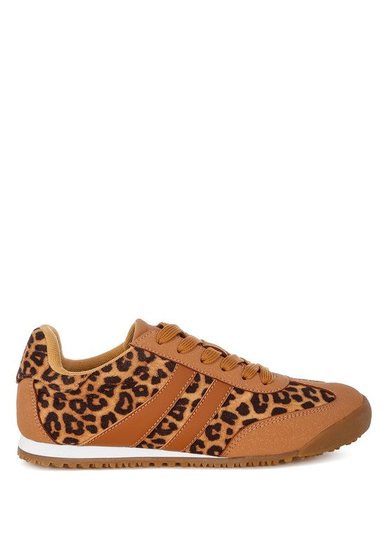 Panther Leopard Print Microfiber Sneakers - Tigbul's Variety Fashion Shop