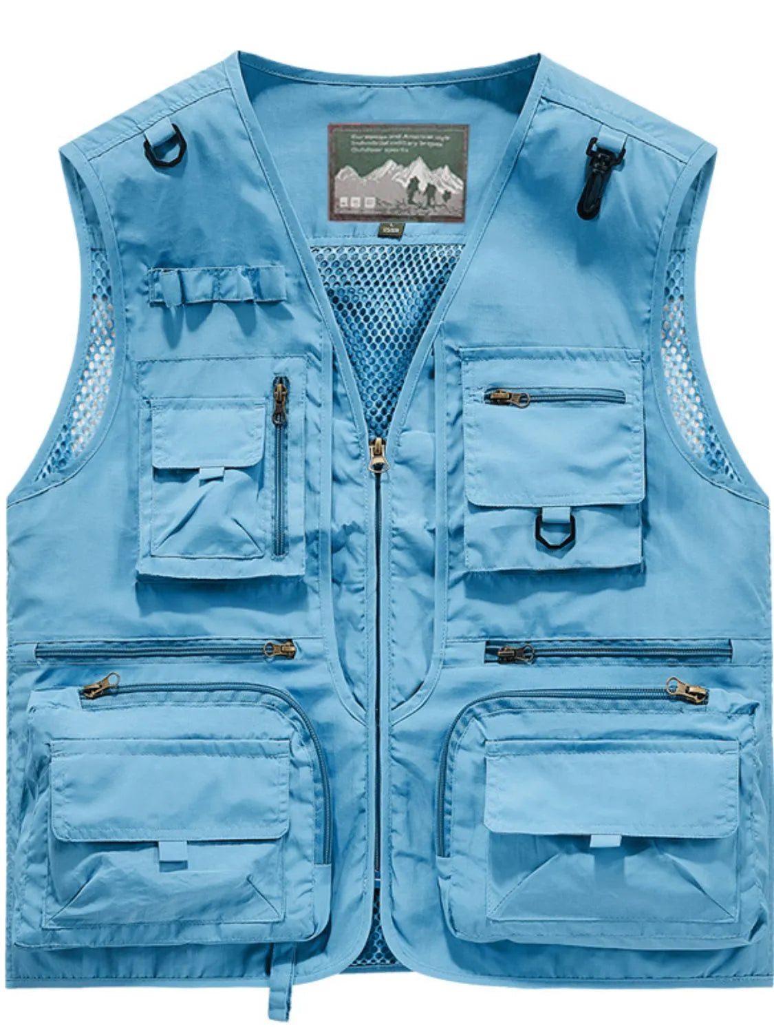 Men's Size Small to 6XL Zip Up Vest with Pockets Plus - Tigbul's Variety Fashion Shop