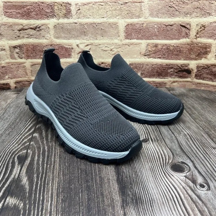 Breathable Mesh Round Toe Platform Athletic - Tigbul's Variety Fashion Shop