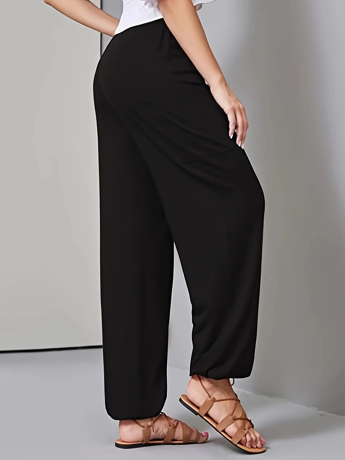 Drawstring Wide Leg Pants with Pockets - Tigbul's Variety Fashion Shop