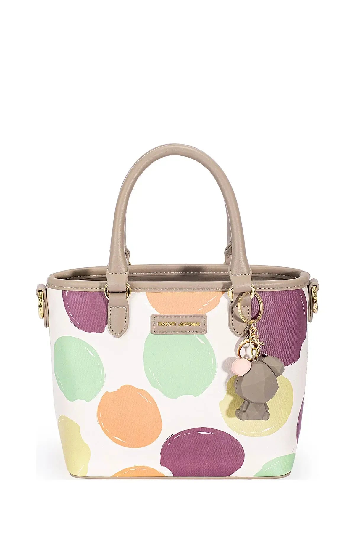 David Jones Colorful Polka Dot Handbag - Tigbul's Variety Fashion Shop