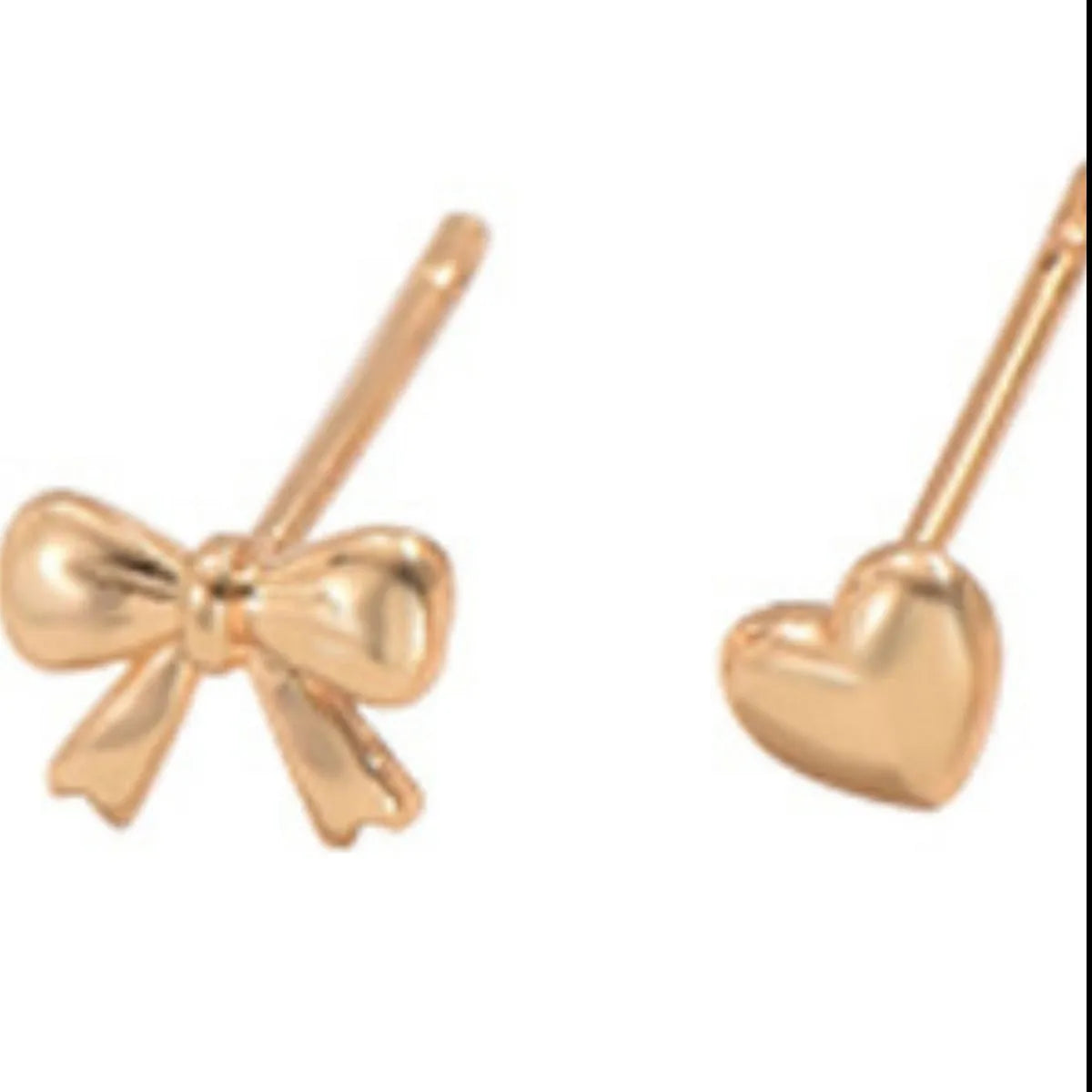 6 Piece Bow Heart Stud Earrings Set - Tigbul's Variety Fashion Shop
