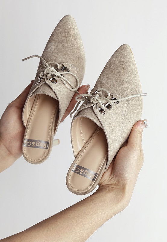 Miladi Suede Stiletto Mules - Tigbul's Variety Fashion Shop