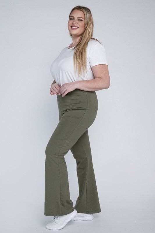 Plus Everyday Flare Bottoms - Tigbul's Variety Fashion Shop