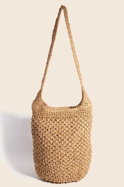 Intricate Braided Hobo Shoulder Bag - Tigbul's Variety Fashion Shop