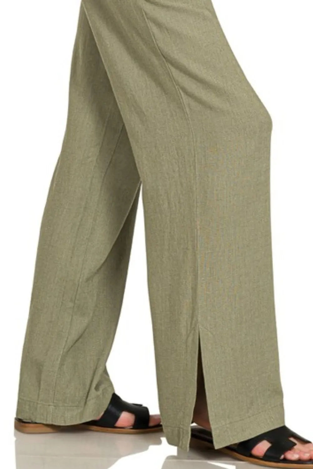 Zenana Linen Drawstring Pants - Tigbul's Variety Fashion Shop