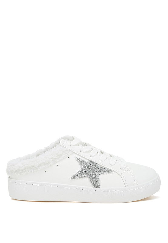 Moxie Fur Collar Slip On Sneakers - Tigbul's Variety Fashion Shop