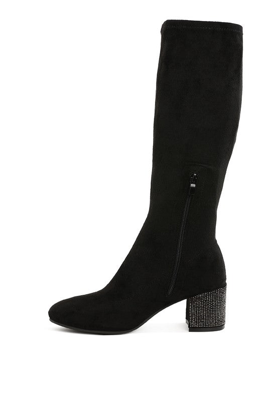 Sinaloa Microfiber Knee High Boots - Tigbul's Variety Fashion Shop