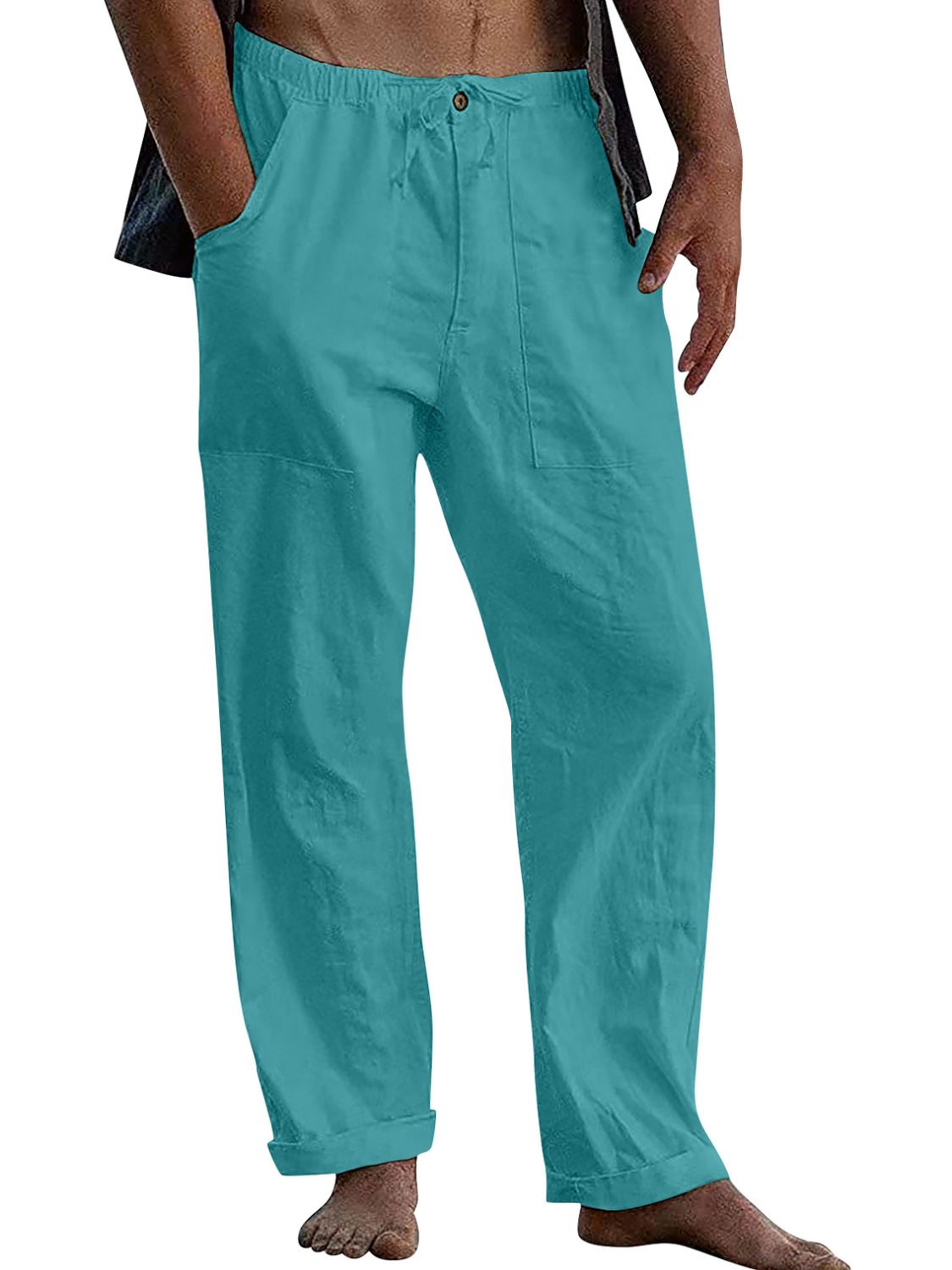 Men's Full Size Loose Fit Pants Plus Size - Tigbul's Variety Fashion Shop