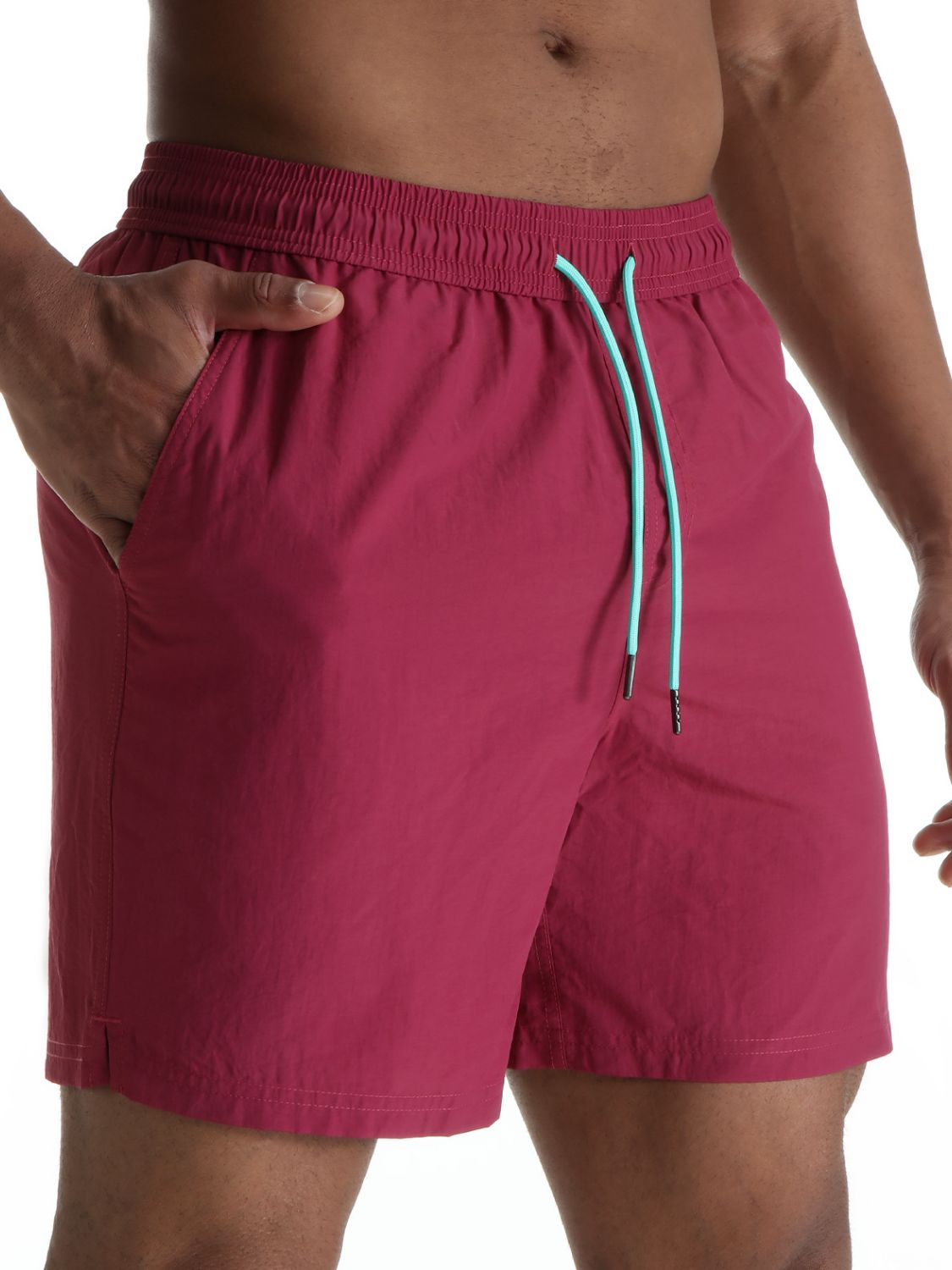 Men's Plus Size Drawstring Shorts with Pockets - Tigbul's Variety Fashion Shop