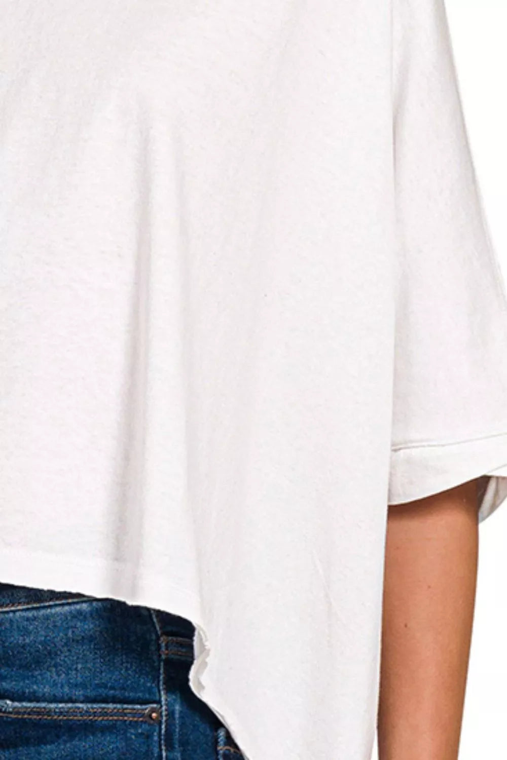 Zenana Premium Cotton Oversized Round Neck Box T-Shirt - Tigbul's Variety Fashion Shop