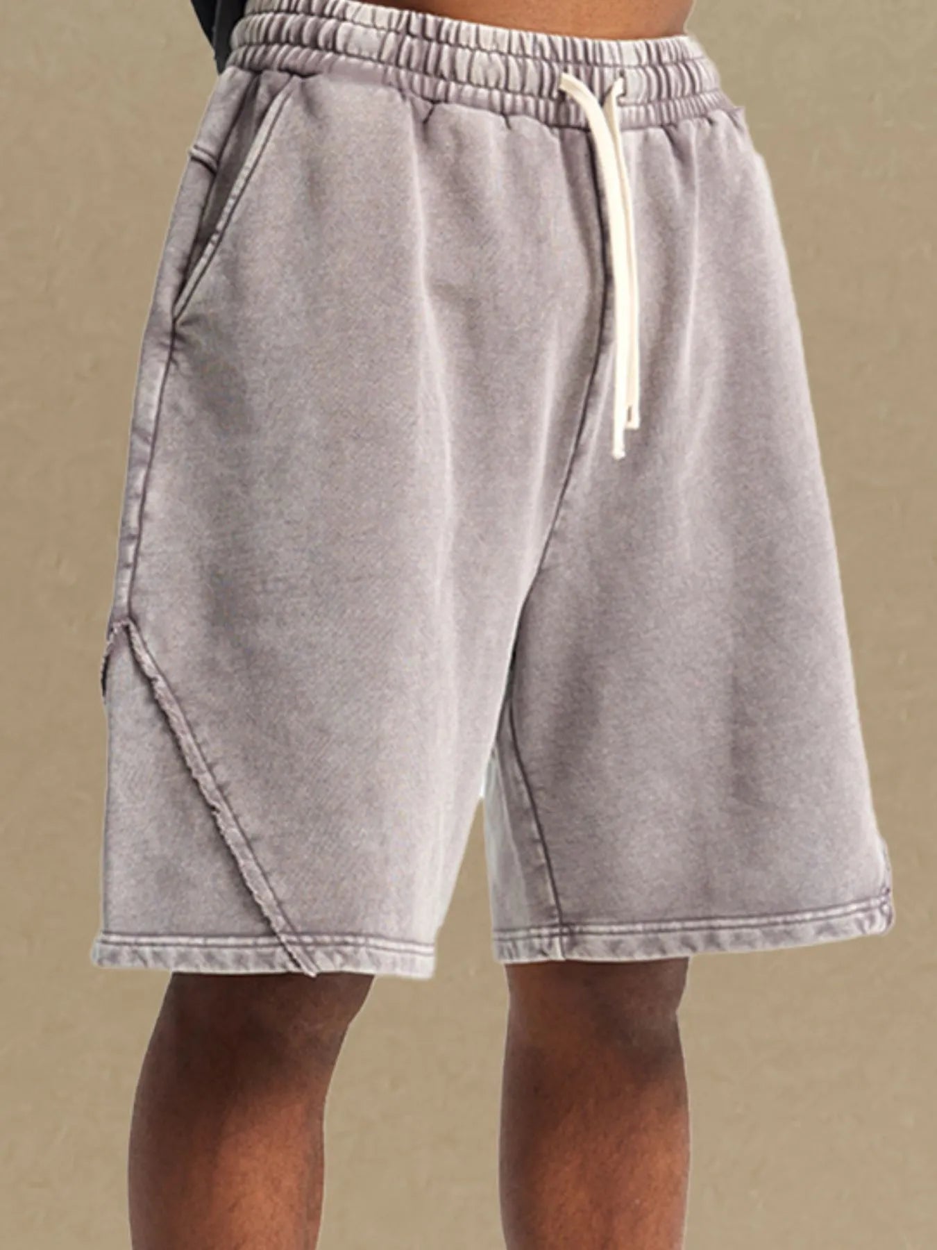 Men's Casual Drawstring Washed Shorts - Tigbul's Variety Fashion Shop