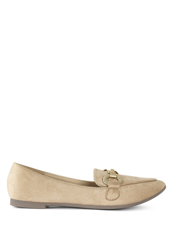 Fembot Horsebit Detail Flexible Loafers - Tigbul's Variety Fashion Shop