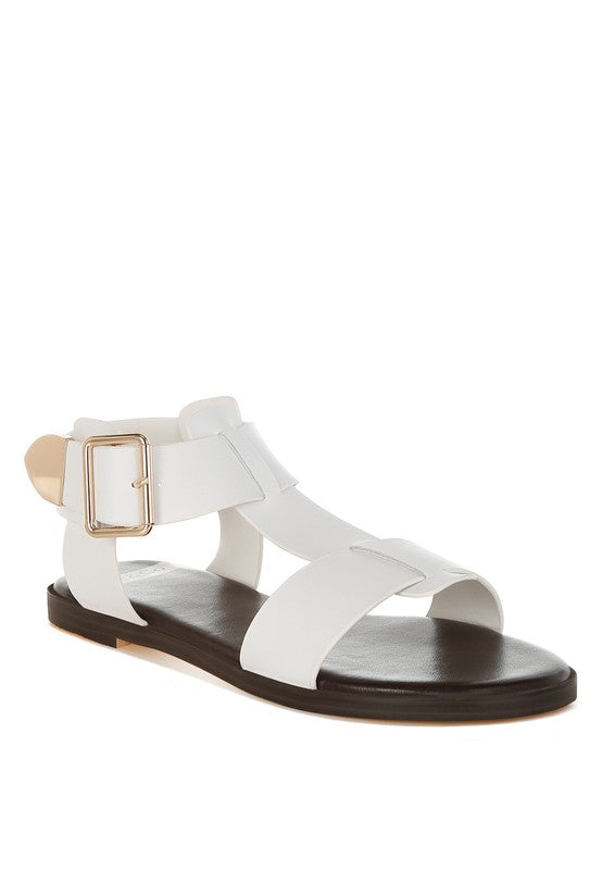 Shayla Gladiator Flat Sandals - Tigbul's Variety Fashion Shop