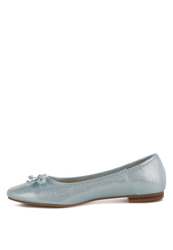 Agshin Metallic Ballet Flats - Tigbul's Variety Fashion Shop
