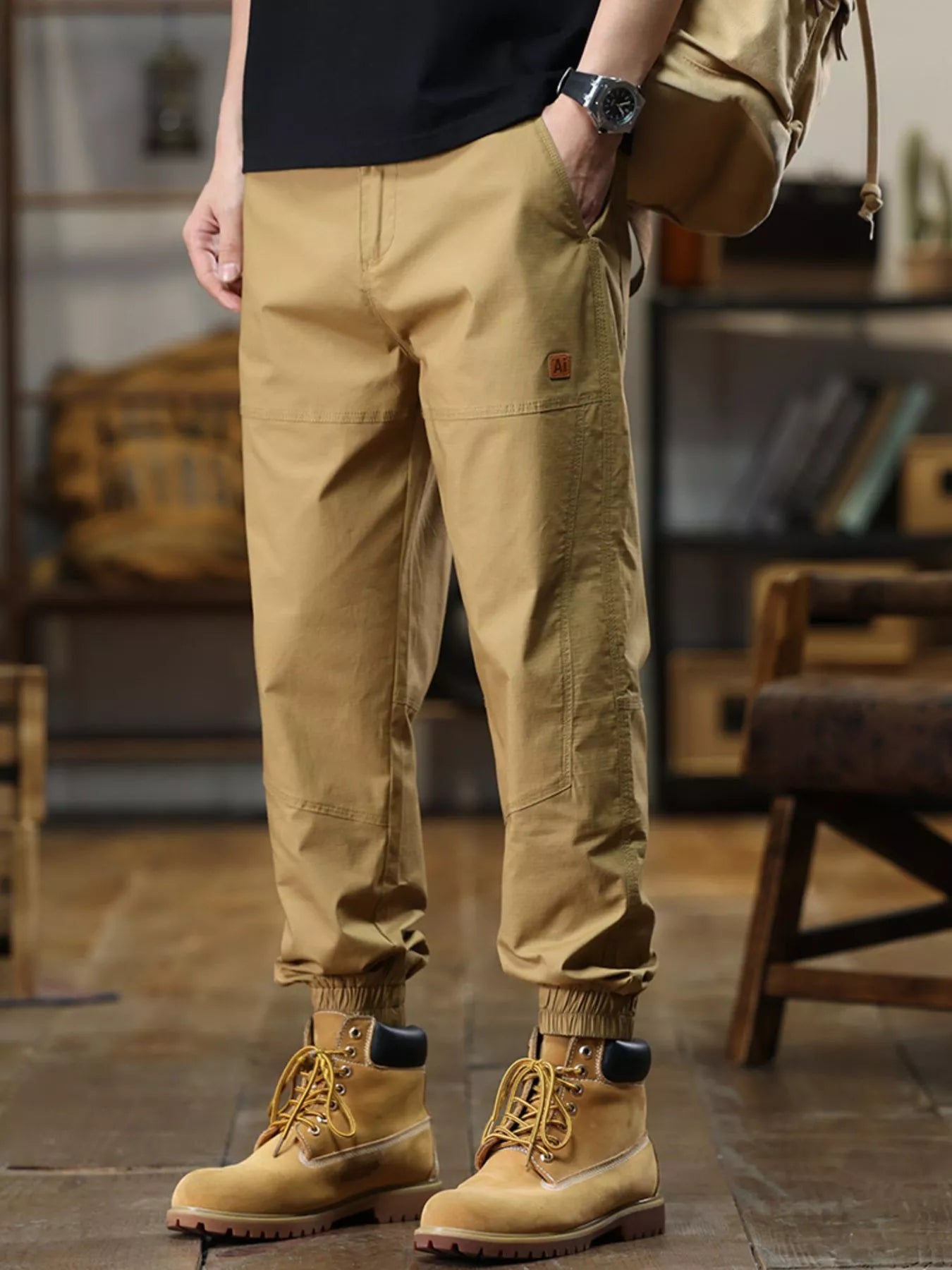 Men's Full Size Wide Leg Pants Plus Size - Tigbul's Variety Fashion Shop