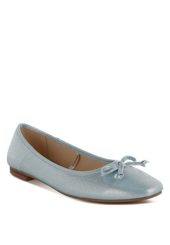Agshin Metallic Ballet Flats - Tigbul's Variety Fashion Shop
