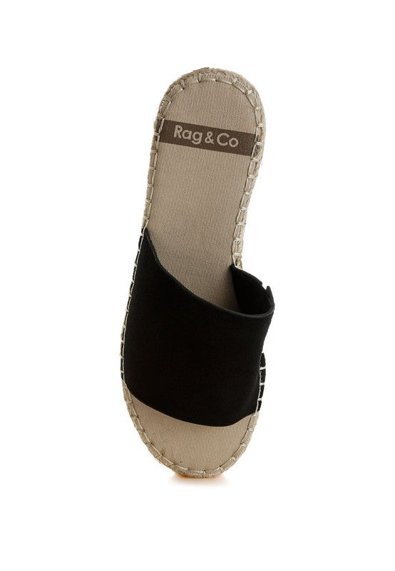 Huntra Real Soft Leather Espadrille Flatforms - Tigbul's Variety Fashion Shop