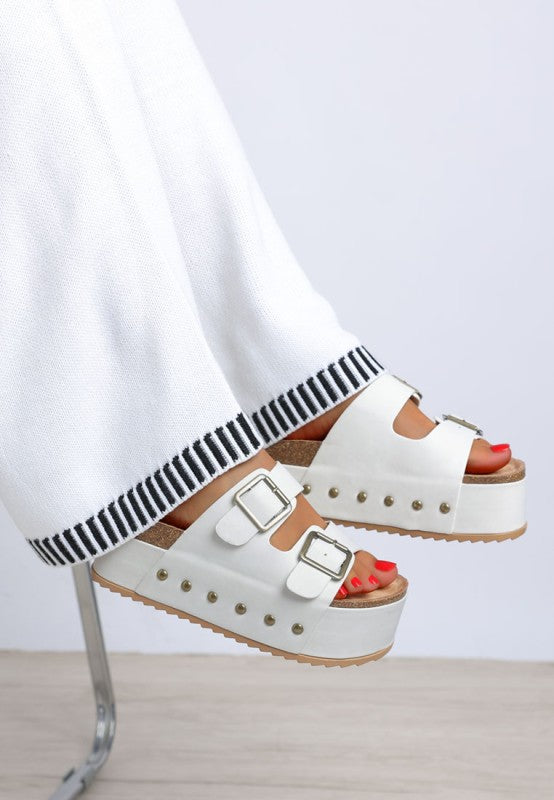 Impala Studded Faux Leather Slip Ons - Tigbul's Variety Fashion Shop