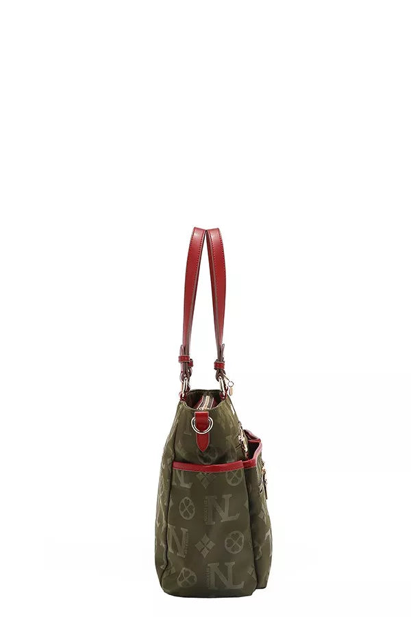 Nicole Lee USA Multi-Compartment Convertible Tote Bag - Tigbul's Variety Fashion Shop