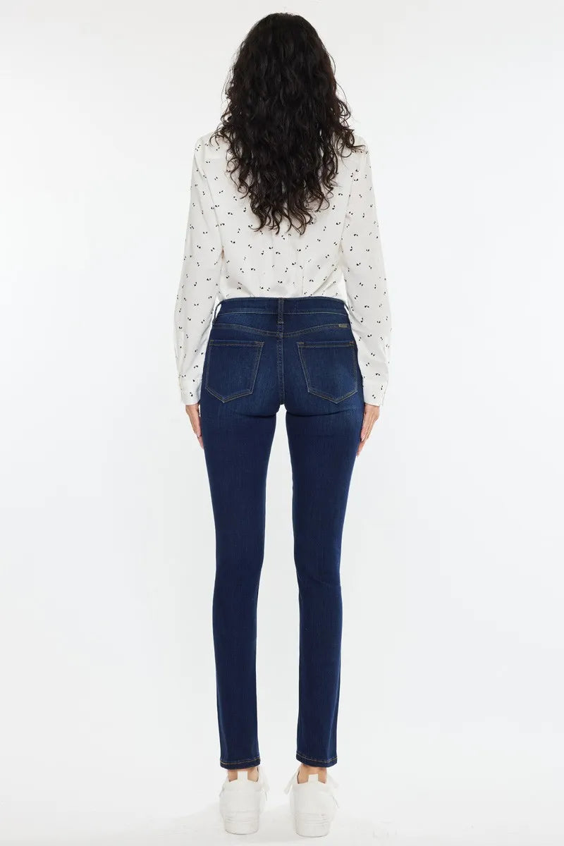 Kancan Mid Rise Super Skinny Jeans - Tigbul's Variety Fashion Shop