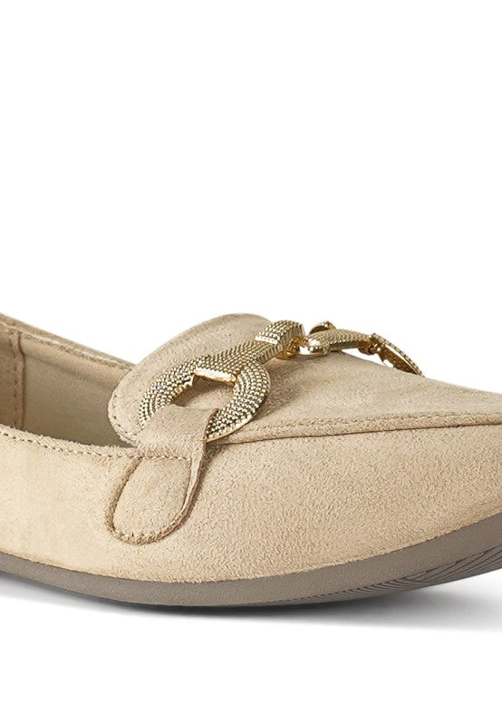 Fembot Horsebit Detail Flexible Loafers - Tigbul's Variety Fashion Shop
