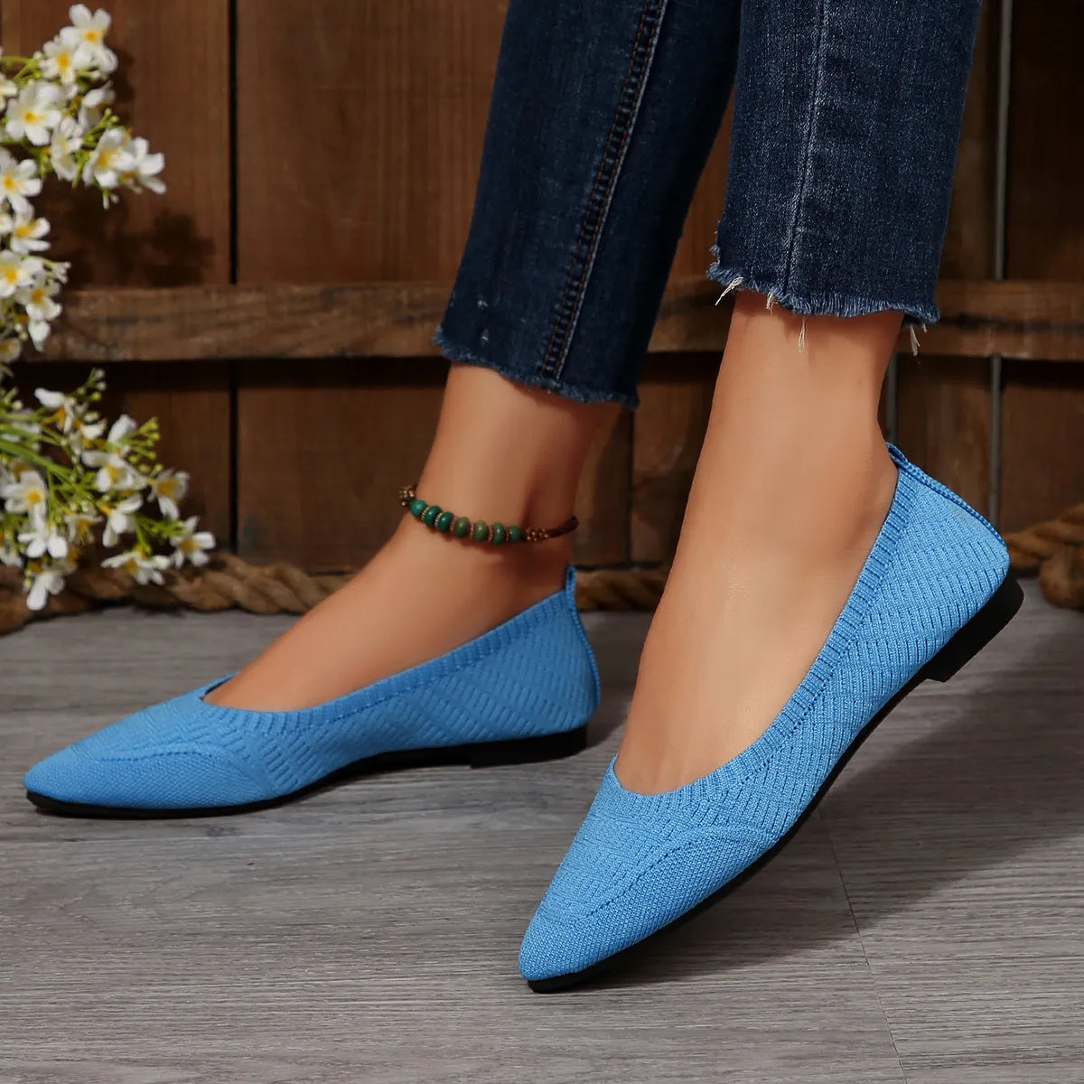 Point Toe Flats Slip-Ons - Tigbul's Variety Fashion Shop